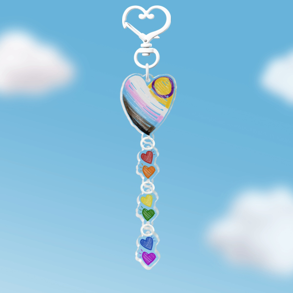 Pride Hearts [Keychain]