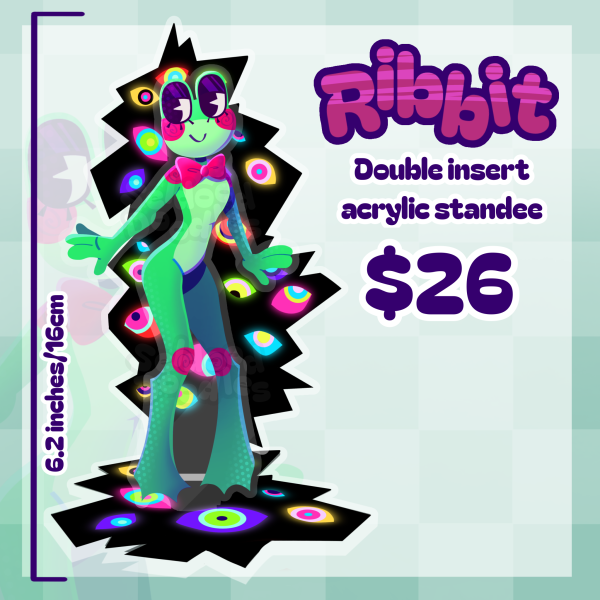 TADC Ribbit Double Insert Acrylic Standee