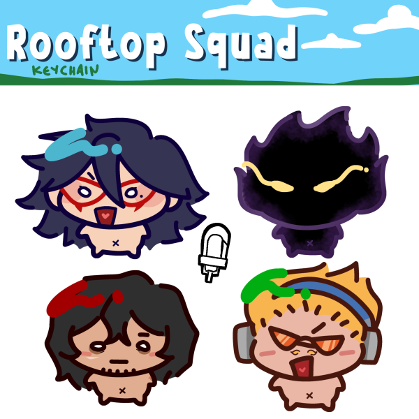 Rooftop Squad Keychain