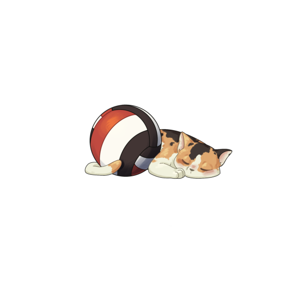 Volleyball Animals Sticker Set