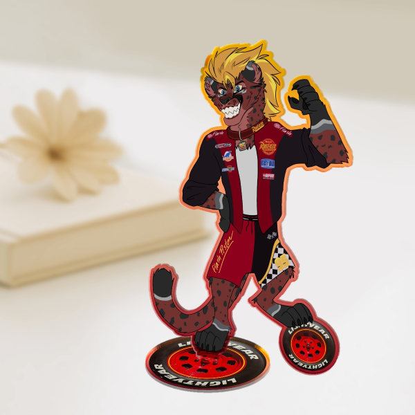 Flash ⚡️ Piston || Colored Edge Acrylic Standee