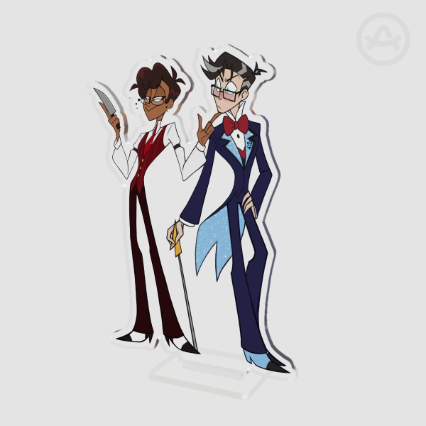 MurderMedia Acrylic Standees