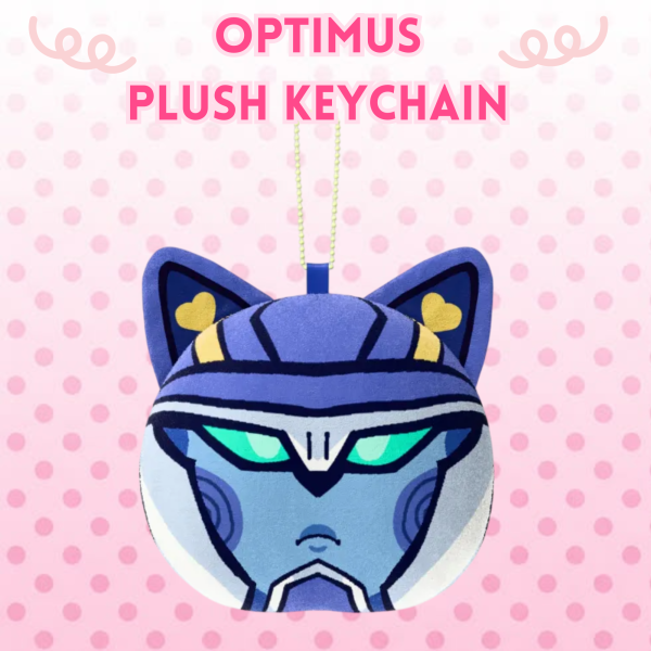 Optimus Prime Kitty Plush Keychain