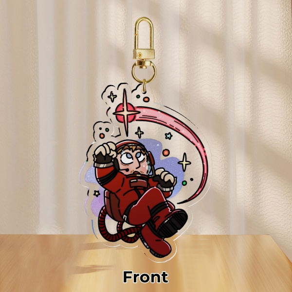 Grace Petrova Line Keychain