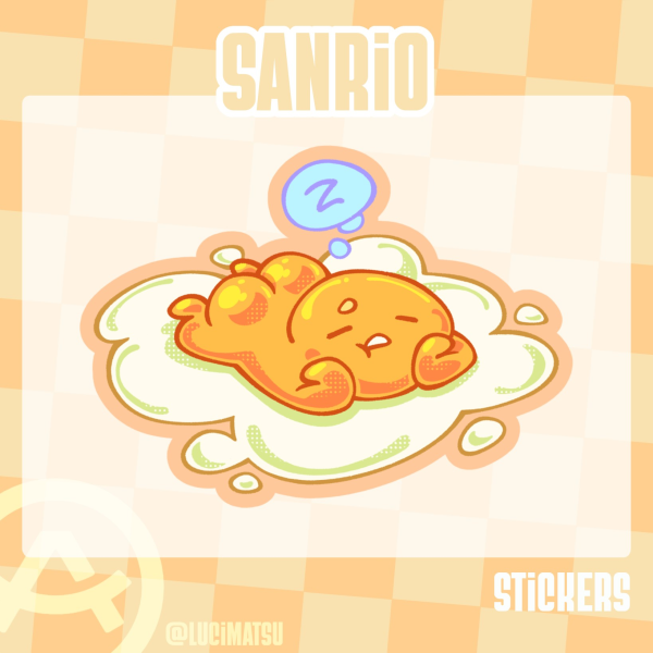 Gudetama sticker [Sanrio]