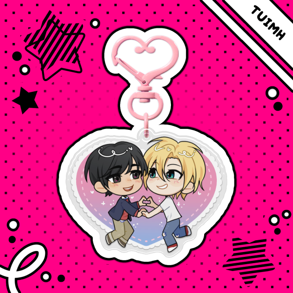 Ash x Eiji ◆ Epoxy Clear Acrylic Keychains
