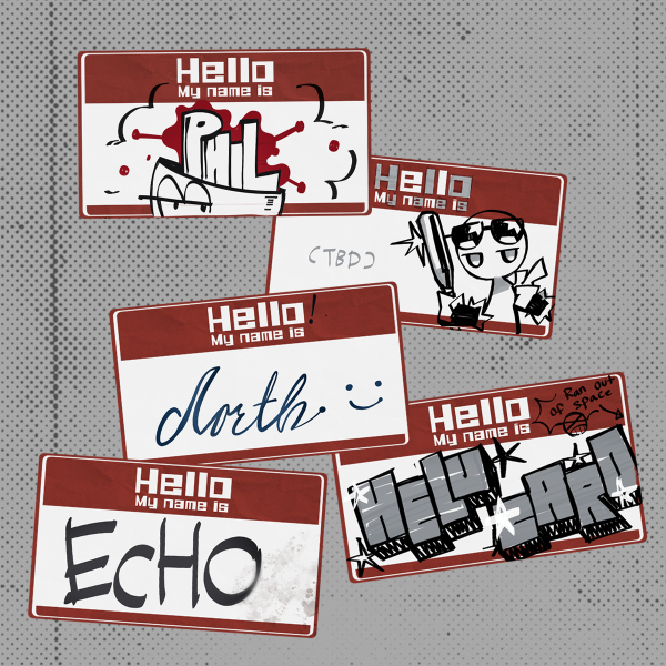 Name Stickers Pack 1