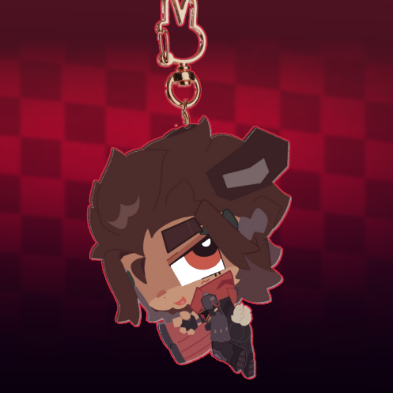 Emre Bnnuy OVERWATCH glitter fullbleed keychain