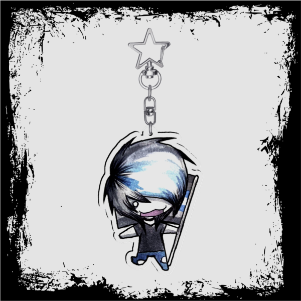 Demiboy Flag Keychain