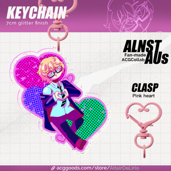 [ALNST AUs] Heartstruck Luka Keychain