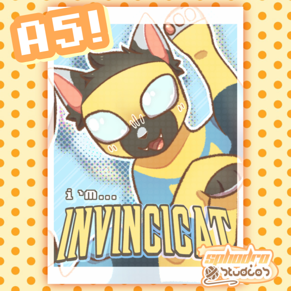 Poster/Art Print | Invincible - Invincicat Mark Grayson - A5