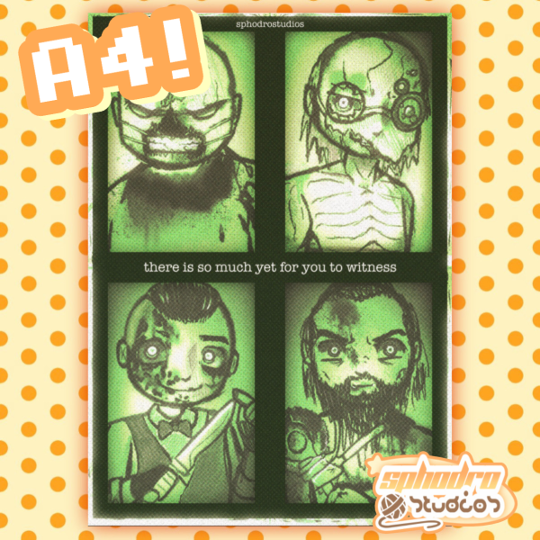 Poster/Art Print | Outlast - Chris Walker, Rick Trager, Eddie Gluskin, Frank Manera - A4