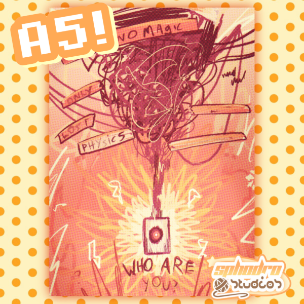 Poster/Art Print | Portal - GlaDOS / Doug Rattmann Mural Redraw - A5