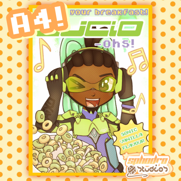 Poster/Art Print | Overwatch - Lúcio Ohs - A4