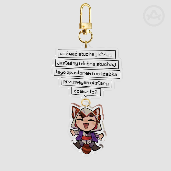 EWRON QSMP Connection Acrylic Keychain