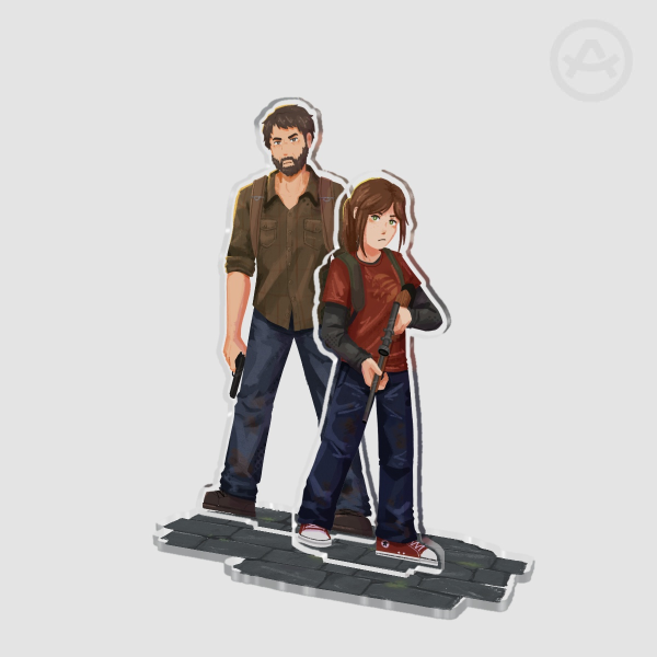 TLOU Joel and Ellie Acrylic Standee