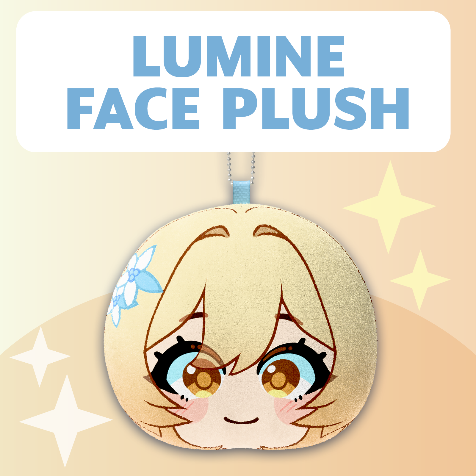 Lumine【GI】| Face Plush Keychain