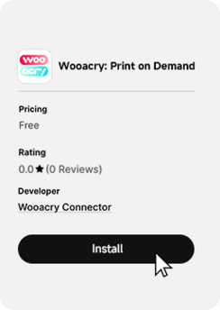 Install Wooacry app on Shopify