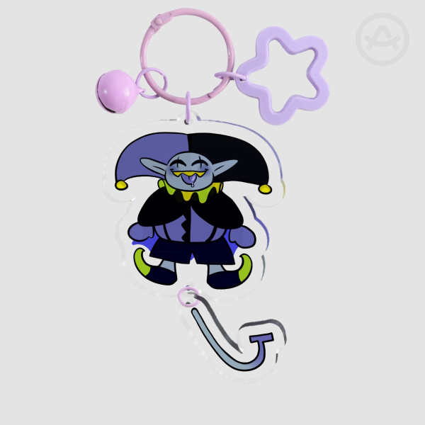 Jevil Connection Acrylic Keychain