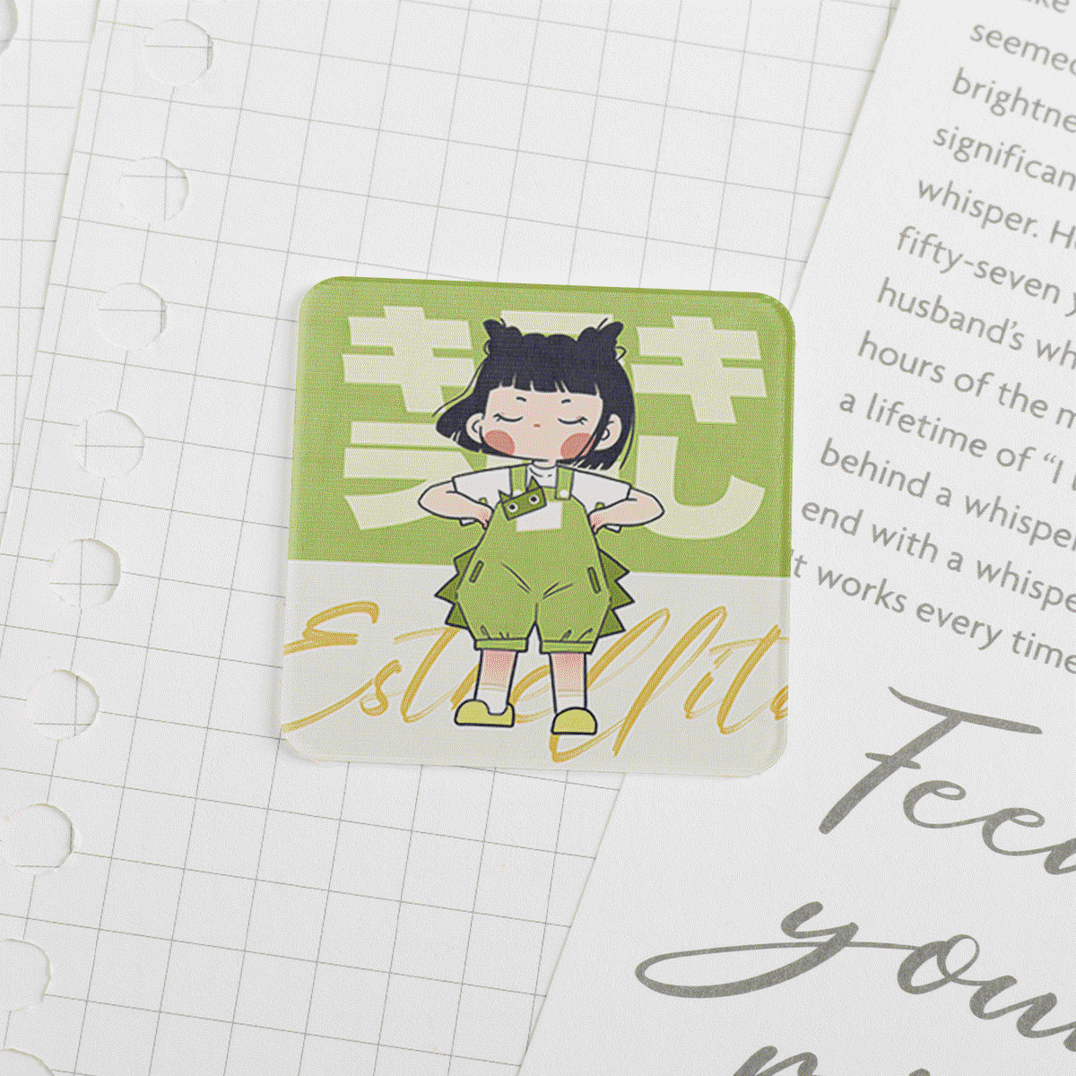 Custom Lenticular Stickers 5Pcs/set - Wooacry old version