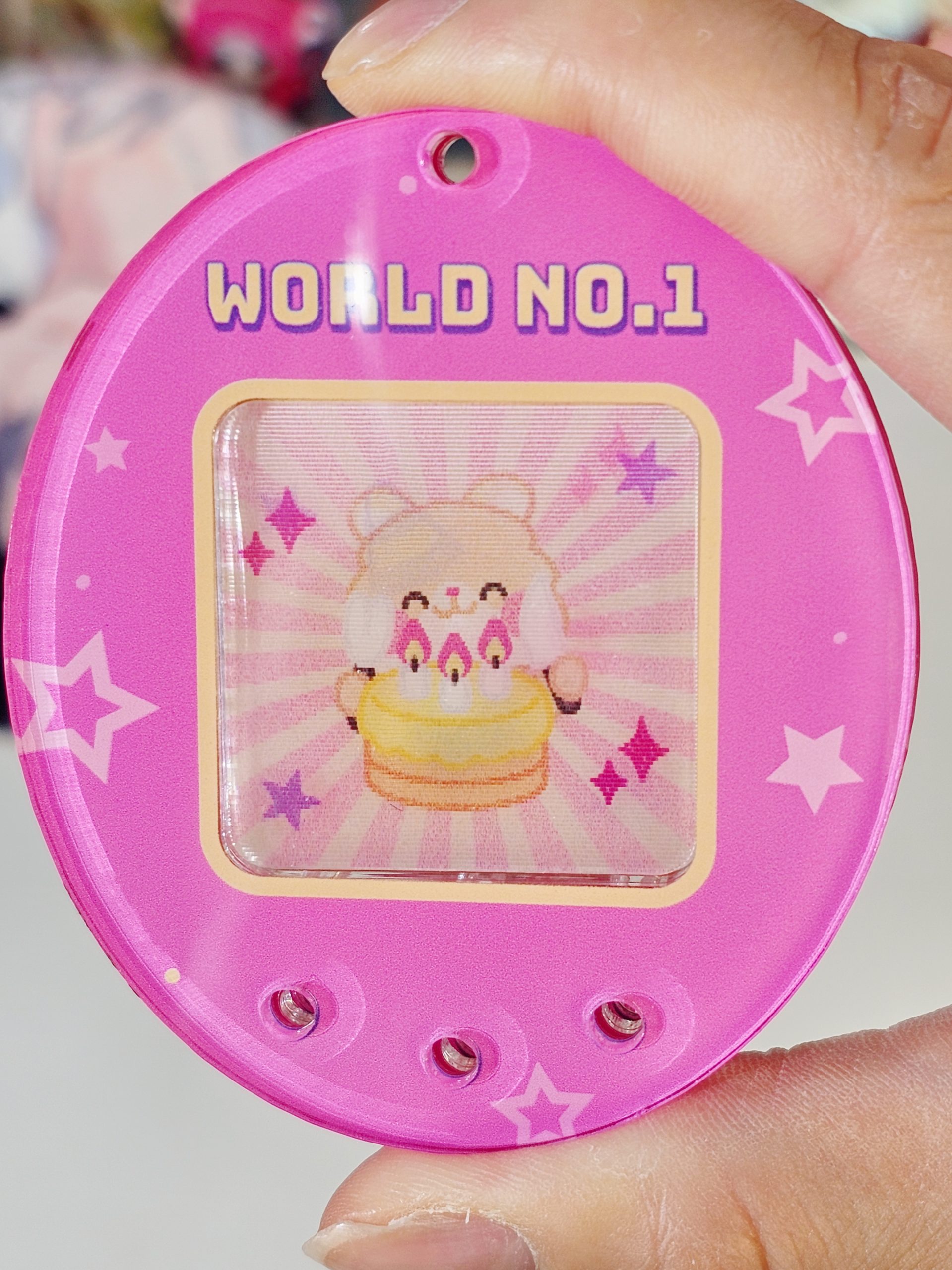 Lenticular tamagotchi charm tutorials